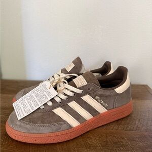 Adidas Spezial Brown and White Sneakers